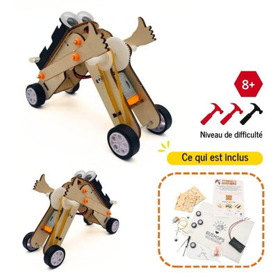 Thumbs-up Bot : Le robot qui vous donne un coup de pouce - Kit d'assemblage en bois STEM